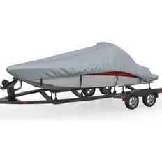 Båtpresenning vidaXL Boat Cover Grey Length 519-580 cm Width 244 cm