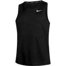 Nike Miler Dri FIT Running Tank Top For Men - Black