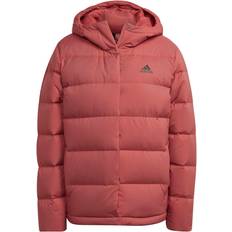 Rot Jacken Adidas Helionic Hooded Down Jacket Women's - Wonder Red