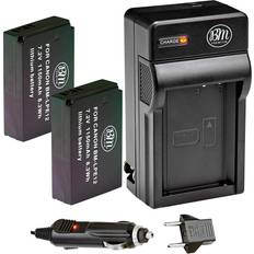 Batteries & Chargers Bm 2x lp-e12 batteries & charger for canon eos m2, eos m10, eos m50, eos m100