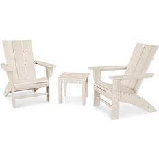 Polywood Modern Adirondack Outdoor Lounge Set