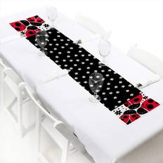 Party Supplies Big Dot of Happiness Happy Little Ladybug Petite Baby Shower or Birthday Party Paper Table Runner 12 x 60 inches