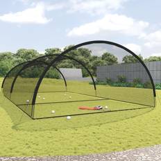 Batting Cages & Nets vidaXL Baseball-schlagkäfig Schwarz 900x400x250