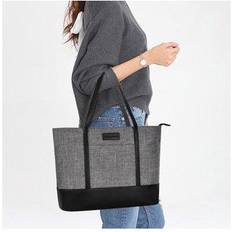 Wxnow Women Laptop Tote Bag for Work College 15.6 Handbag Shoulder Bag Purse  NEW