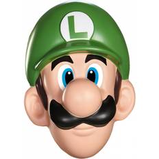 Weiß Masken Disguise Luigi Adult Mask Green/Skin Color