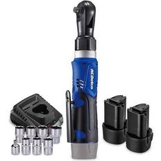 Cordless ratchet ACDelco G12 12V Cordless 3/8" 45 ft-lbs Ratchet Wrench 2 Batteries Kit