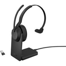 Headsets og ørepropper Jabra Evolve2 55 UC Mono USB-A with Charging Stand