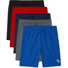 Boys - XS Pants The Children's Place Kid's Basketball Shorts 5-pack - Multi Colour