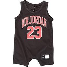 Nike Babies Jumpsuits Children's Clothing Nike Infant Jordan Jersey Romper - Black (656169-023)