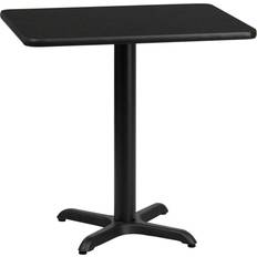 Black Dining Tables Flash Furniture XU-BLKTB-2430-T2222-GG Laminate Dining Table