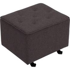 Delta Children Emma Diamond Tufted Gliding Ottoman