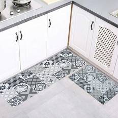 Newlife by GelPro Designer Comfort Kitchen Mat - Grasscloth Pecan - 20X48