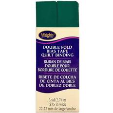 Wrights 3 Yd Polyester Cotton Quilt Binding-Jungle Green