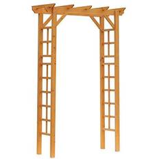 OutSunny 85" Wooden Garden Arbor for Wedding