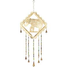 Litton Lane Gold Metal Eclectic Windchime