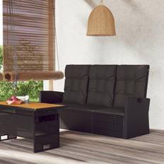 Rattan Outdoor Sofas & Benches vidaXL kissen Gartenbank