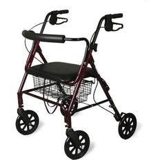 Medline Bariatric Rollator with Curved Backrest