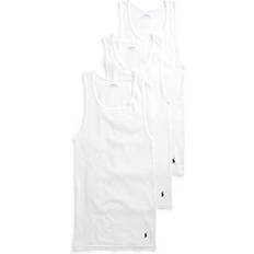 Tank Tops Polo Ralph Lauren Men's Tall Classic Cotton Undershirts 3-pack - White