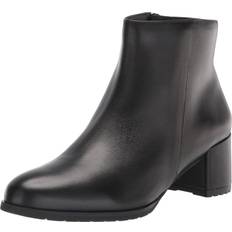 Naturalizer bay black leather waterproof booties