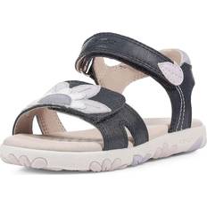 Geox Haiti Girl Sandal, Navy/PINK