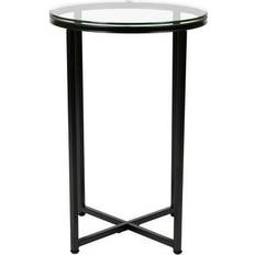 Small Tables Flash Furniture Greenwich Contemporary Clear/Matte Small Table