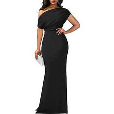  YMDUCH Women's Elegant Sleeveless Off Shoulder Bodycon