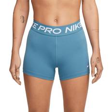 Nike Pro 3" Short Training Tights Women - Noise Aqua/White