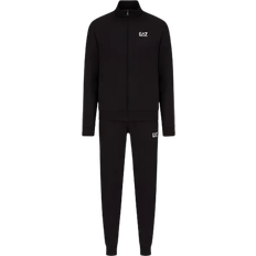 3XL - Baumwolle - Herren Jumpsuits & Overalls EA7 Core Indentity Tracksuit - Black