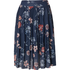 Blau - Damen - Knielange Röcke About You Elis Skirt - Dark Blue