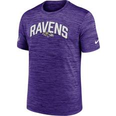 Baltimore Ravens Majestic Threads Field Goal Slub T-Shirt - Purple/Gray