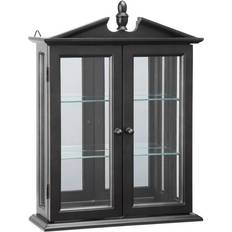 Cabinets Design Toscano Amesbury Manor Hardwood Curio Wall Cabinet