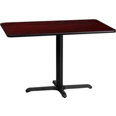 Brown Bar Tables Flash Furniture Graniss Mahogany Laminate Top Bar Table