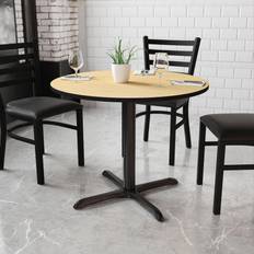 Bar Tables Flash Furniture XU-RD-36-NATTB-T3030-GG 36" Bar Table