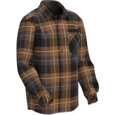 Mascot Customized Flannel Shirt - Brown Check