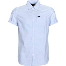 Superdry Vintage Oxford Short Sleeved Shirt - Classic Blue