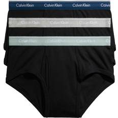 Calvin Klein Cotton Classics 4 Pack Hip Brief NB4004 Black/White/Grey Mens  Underwear
