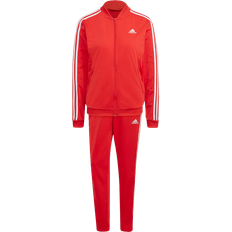 Dame - Røde Jumpsuits & Overaller Adidas Essentials 3-Stripes Tracksuit - Red