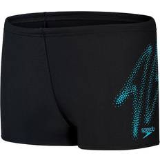 Speedo Boy's Hyper Boom Aquashorts - Black/Blue (800315415188)