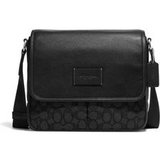 Coach Sprint Map Bag 25 in Signature Jacquard - Silver/Charcoal/Black