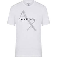 Armani Exchange White T-shirts Armani Exchange Classic Cotton Logo T-shirt - White