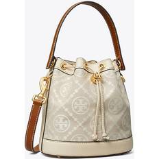 Tory Burch Mini T Monogram Barrel Bag in Blue