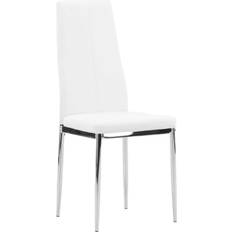 Sølv Kjøkkenstoler Venture Design Pastill Hvid/sølv Køkkenstol