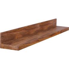 Natur Wandregale Wohnling Massivholz Wandboard Wandregal