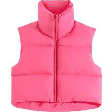 Fuinloth Women's Quilted Vest, Stand Collar Lightweight Zip Padded Gilet  Black XS : : Clothing, Shoes & Accessories