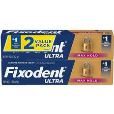 Fixodent Ultra Max Hold Secure Denture Adhesive 2.2 Twin