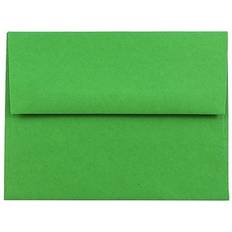 Jam Paper Envelopes & Mailing Supplies Jam Paper A2 Colored Invitation Envelopes 4 3/8 x 5 3/4 Green Recycled 50/Pack