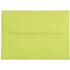 Jam Paper Shipping, Packing & Mailing Supplies Jam Paper A7 Colored Invitation Envelopes 5 1/4 x 7 1/4 Ultra Lime Green 50/Pack