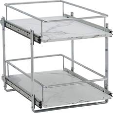 Shelves Household Essentials Dual 14.5-inch Extended Marble Organizer Shelving System