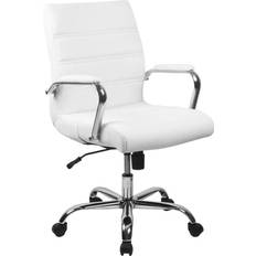 Gold Office Chairs Flash Furniture Whitney Mid-Back Modern Executive Office Chair