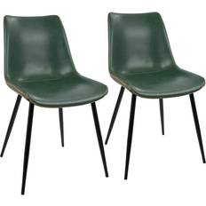 Furniture Lumisource DC-DRNG BK+GN2 Durango Contemporary Kitchen Chair 2